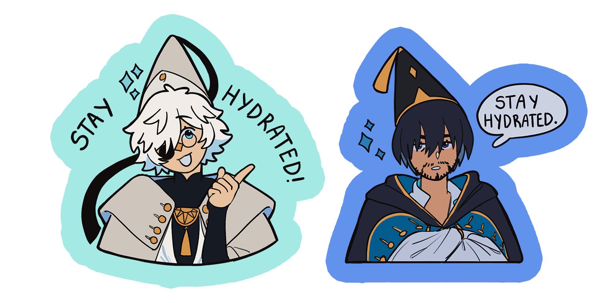 Witch Hat Atelier Characters Die Cut Stickers