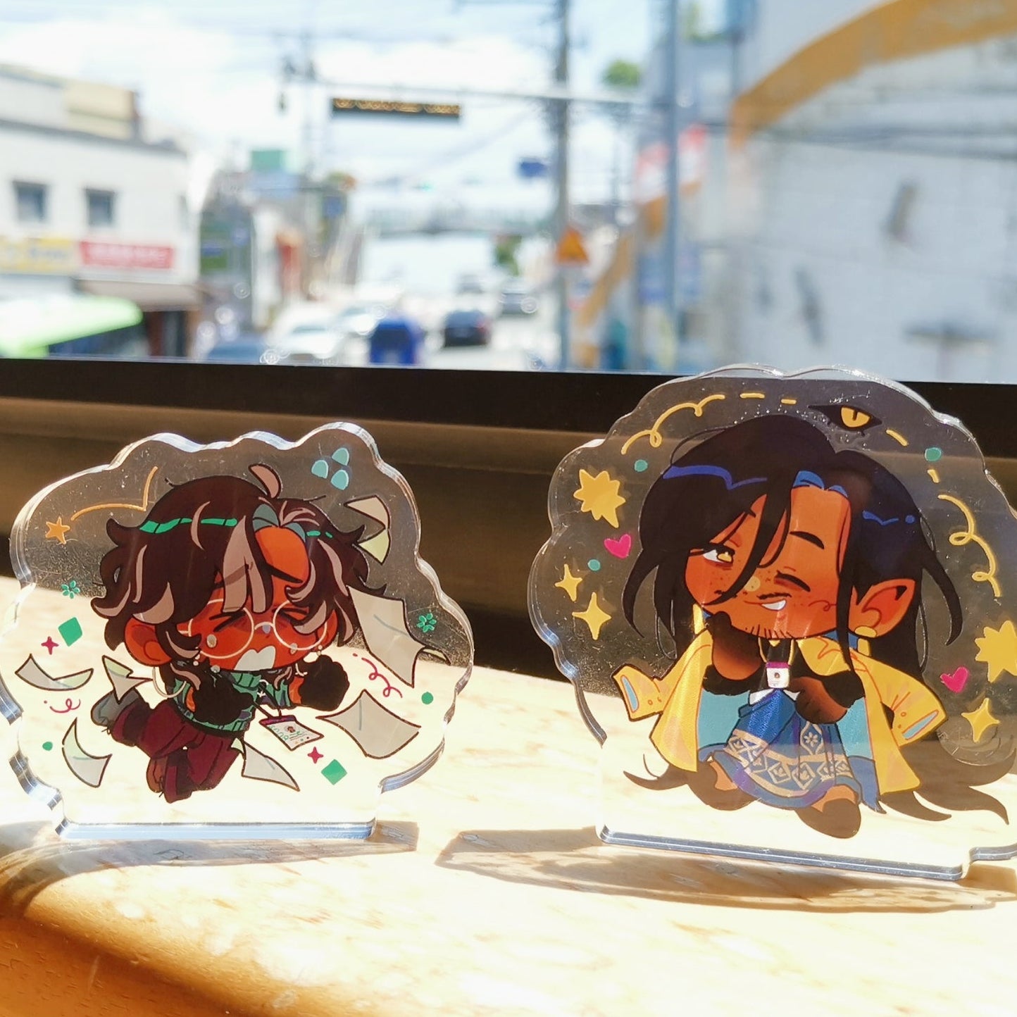 OC Hastur and Victor Thick Standees