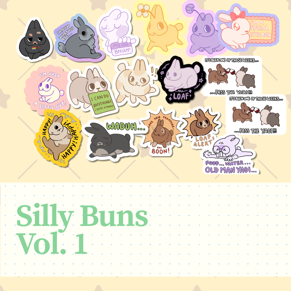 Silly Buns Stickers Vol.1