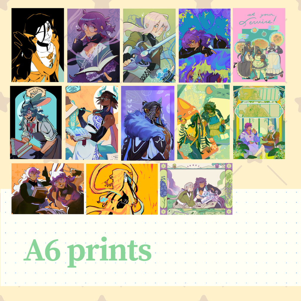 A6 OC Art Prints