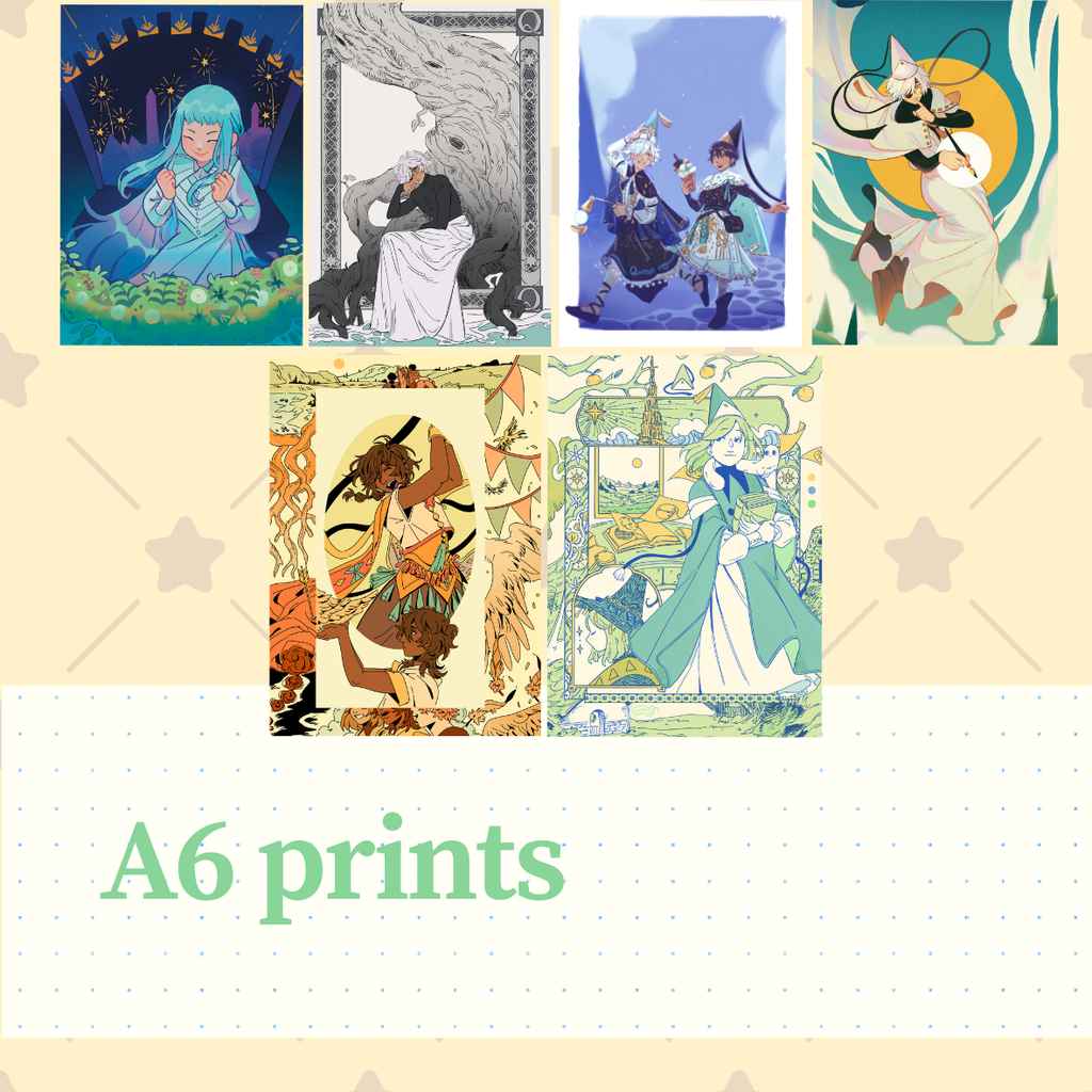A6 Witch Hat Atelier Prints