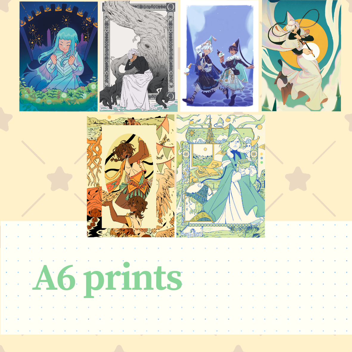 A6 Witch Hat Atelier Prints