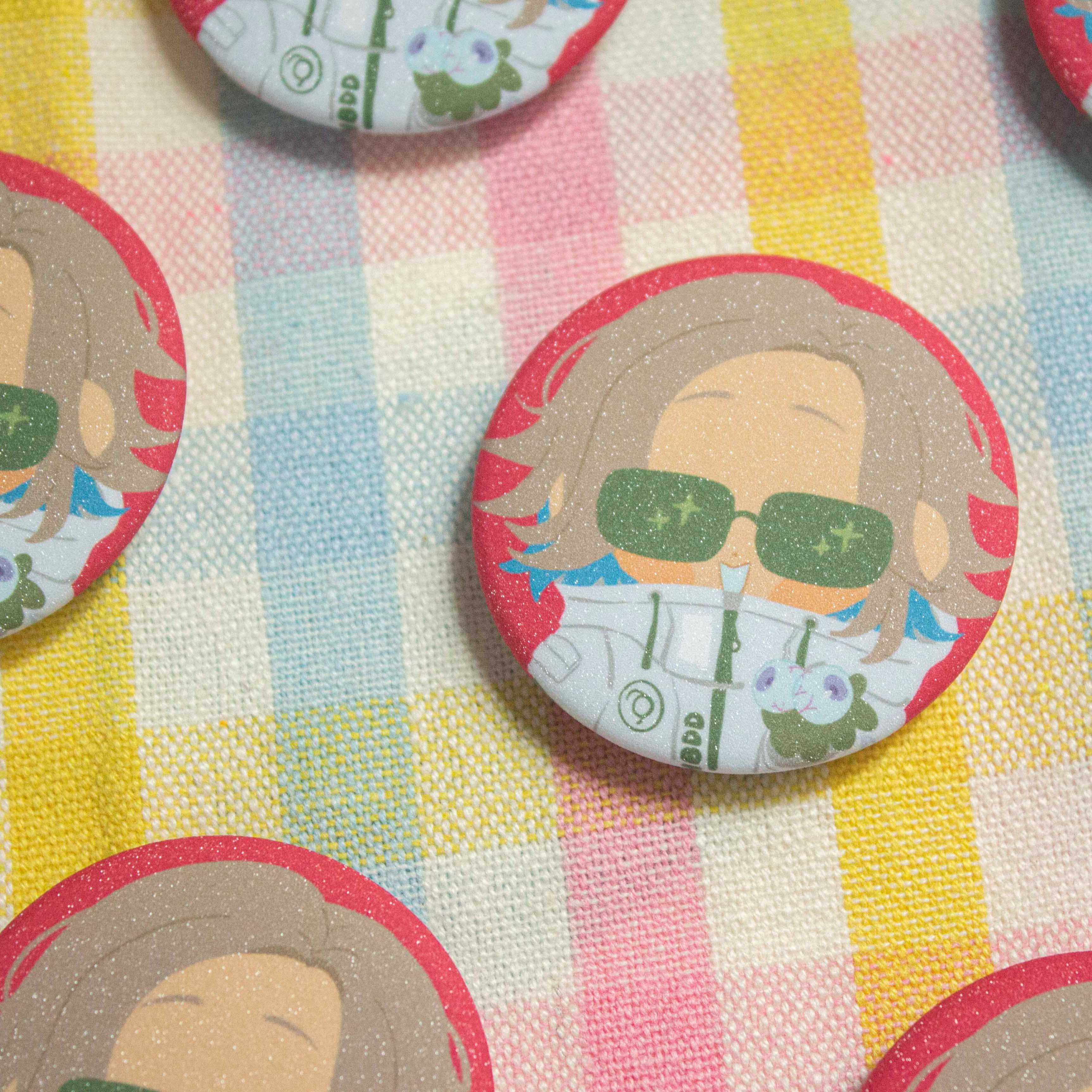 The Hundred Line: Last Defense Academy Mini Glitter Pins