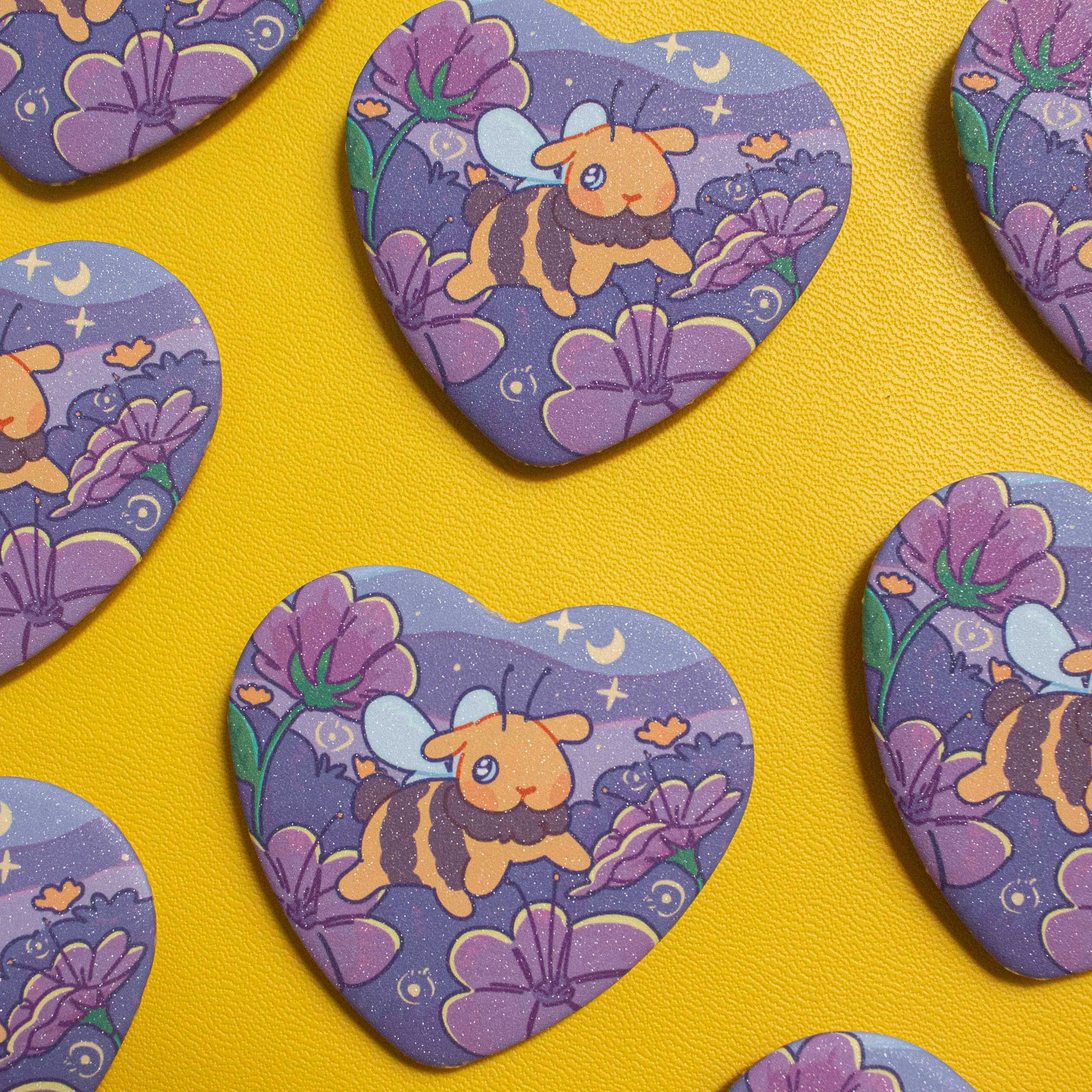 Heart Shaped Bun Pins