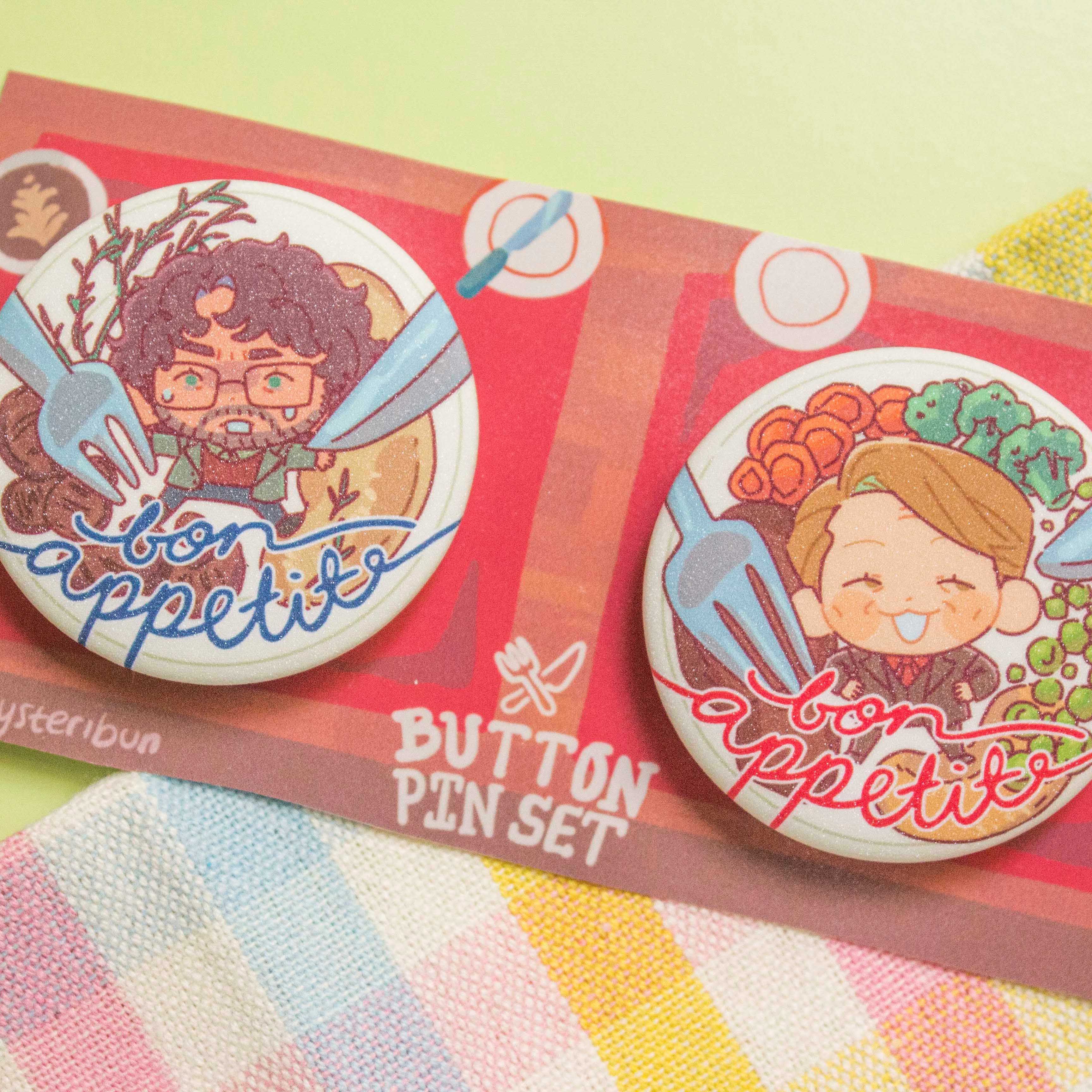 Hannigram Bon Appetit Pin Set