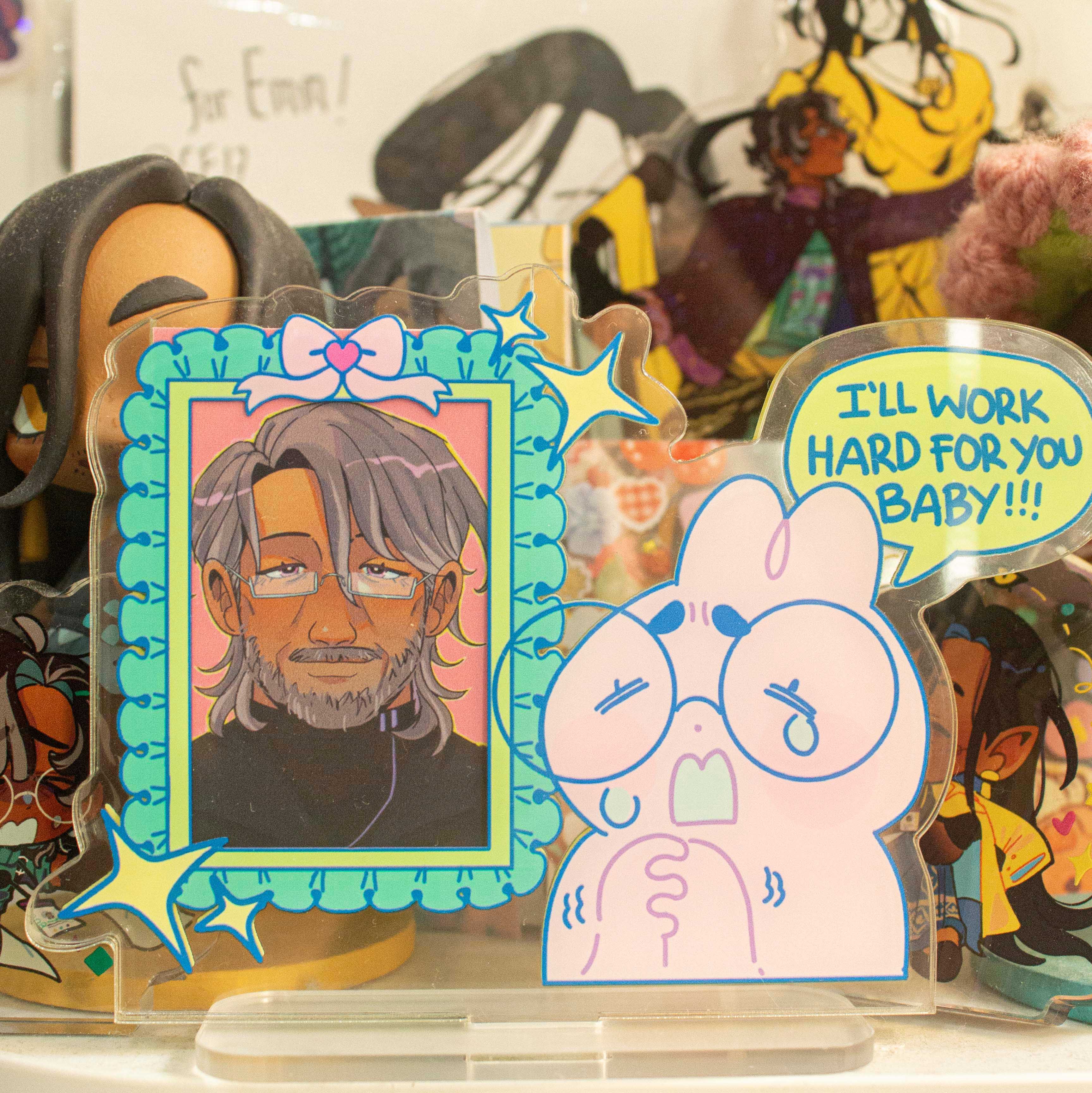 Silly Bunny Photocard Holder Standees