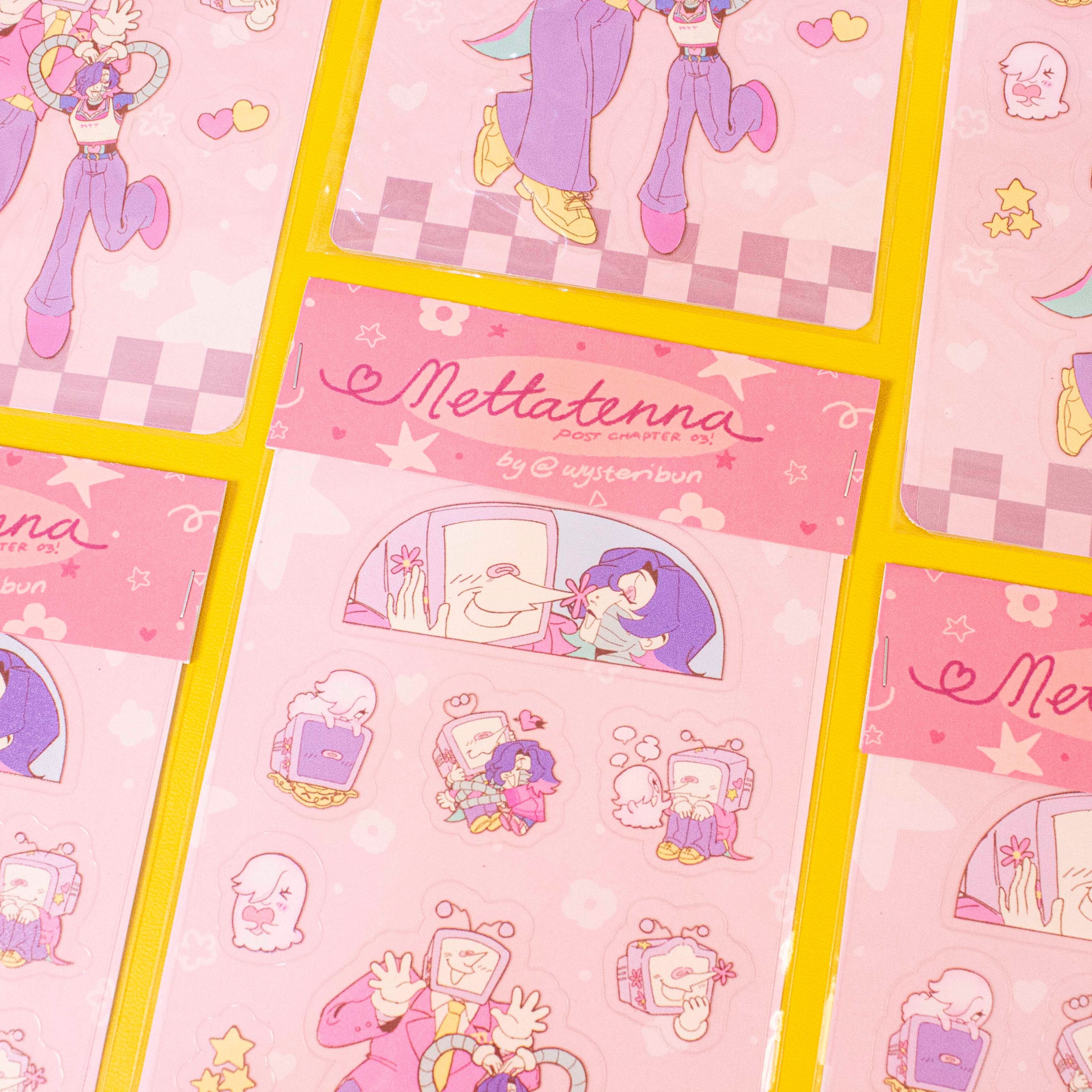 MTTV Clear Sticker Sheet