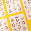 A6 Shokubun Clear Sticker Sheet