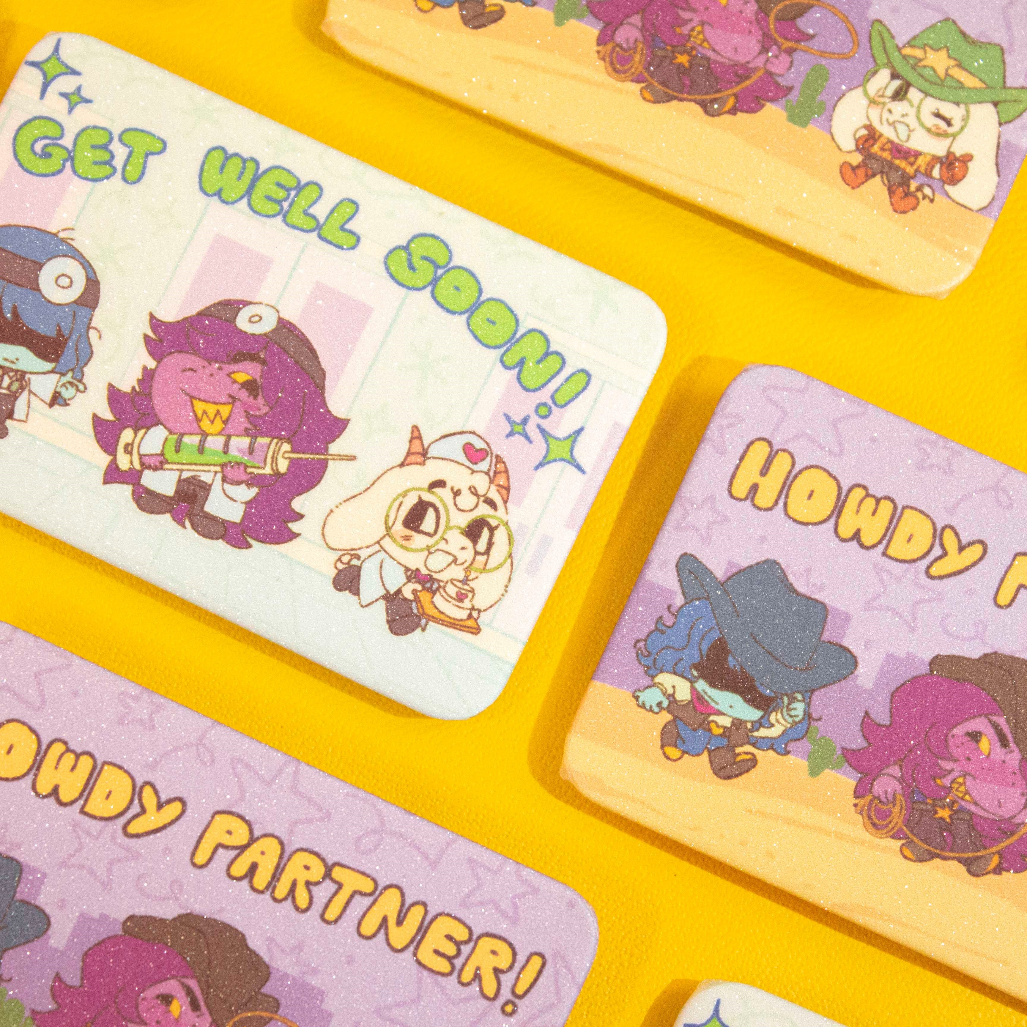 Deltarune Fun Gang Rectangular Pin