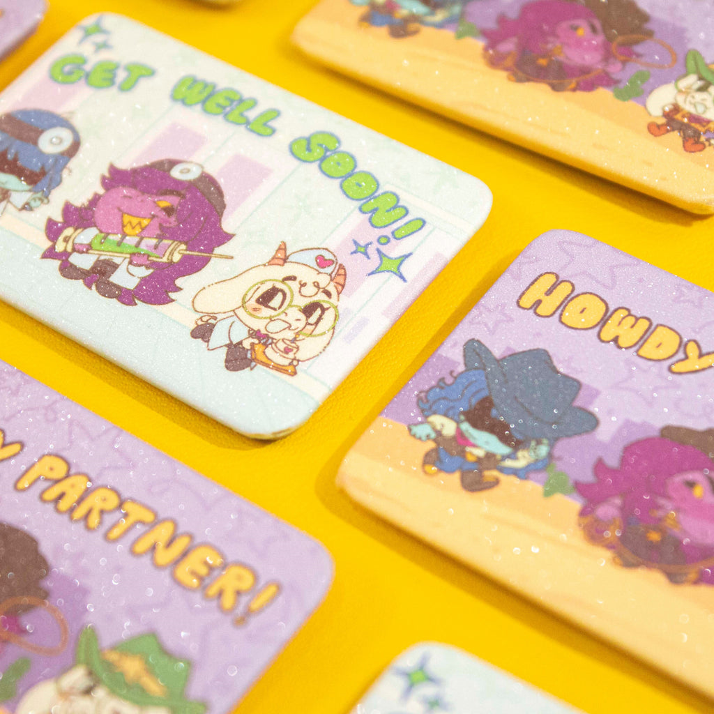 Deltarune Fun Gang Rectangular Pin