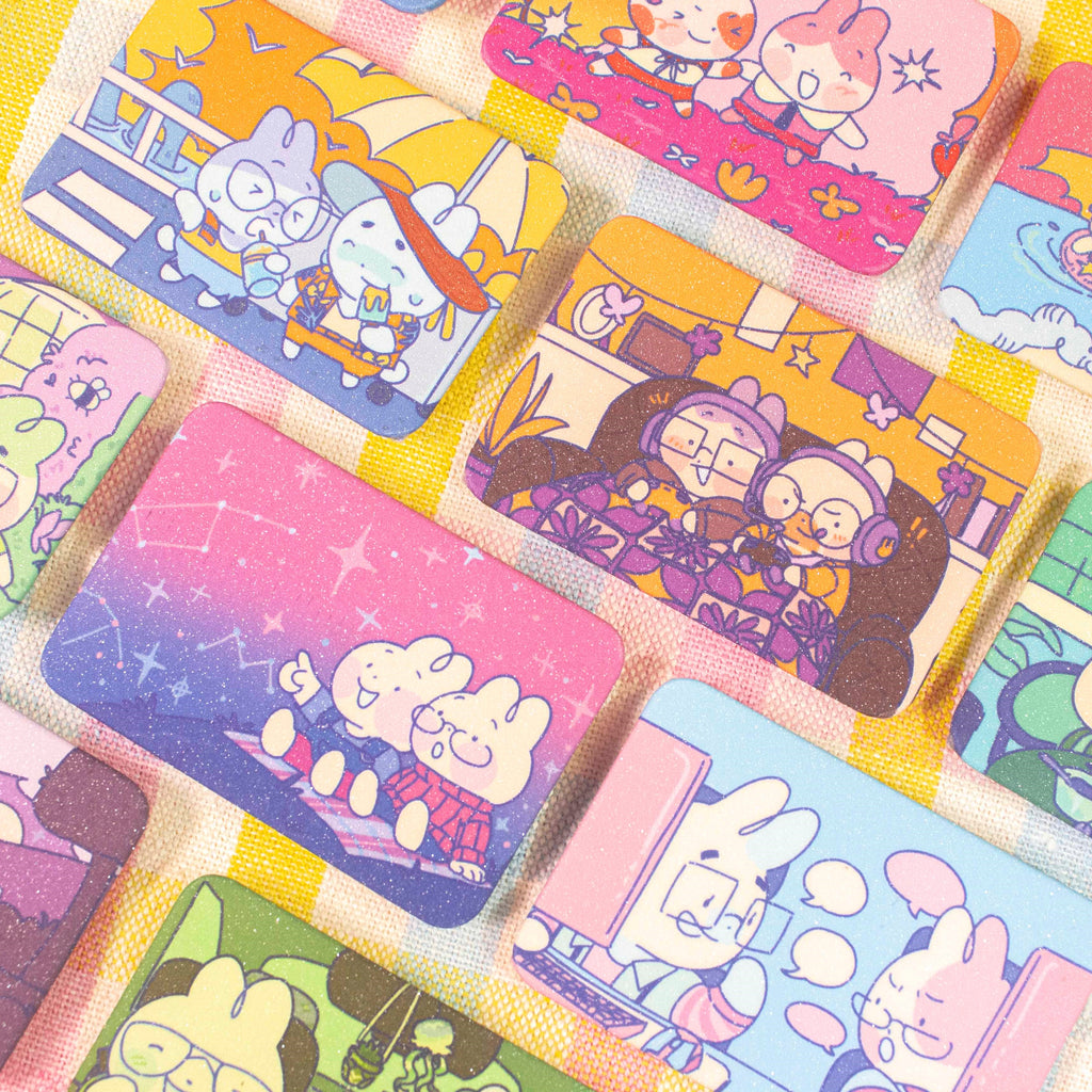 Pride Bunny Pal Rectangle Pins