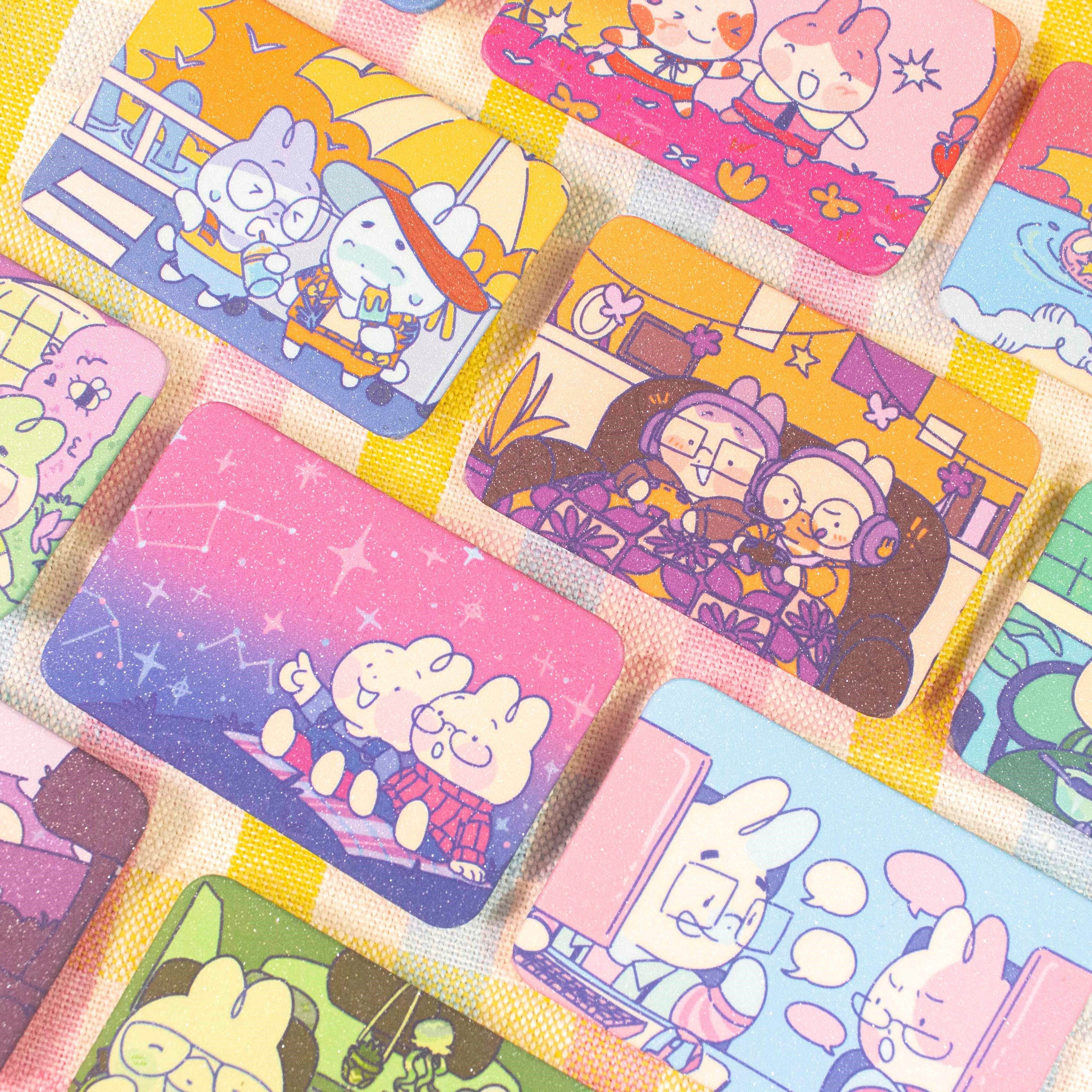 Pride Bunny Pal Rectangle Pins