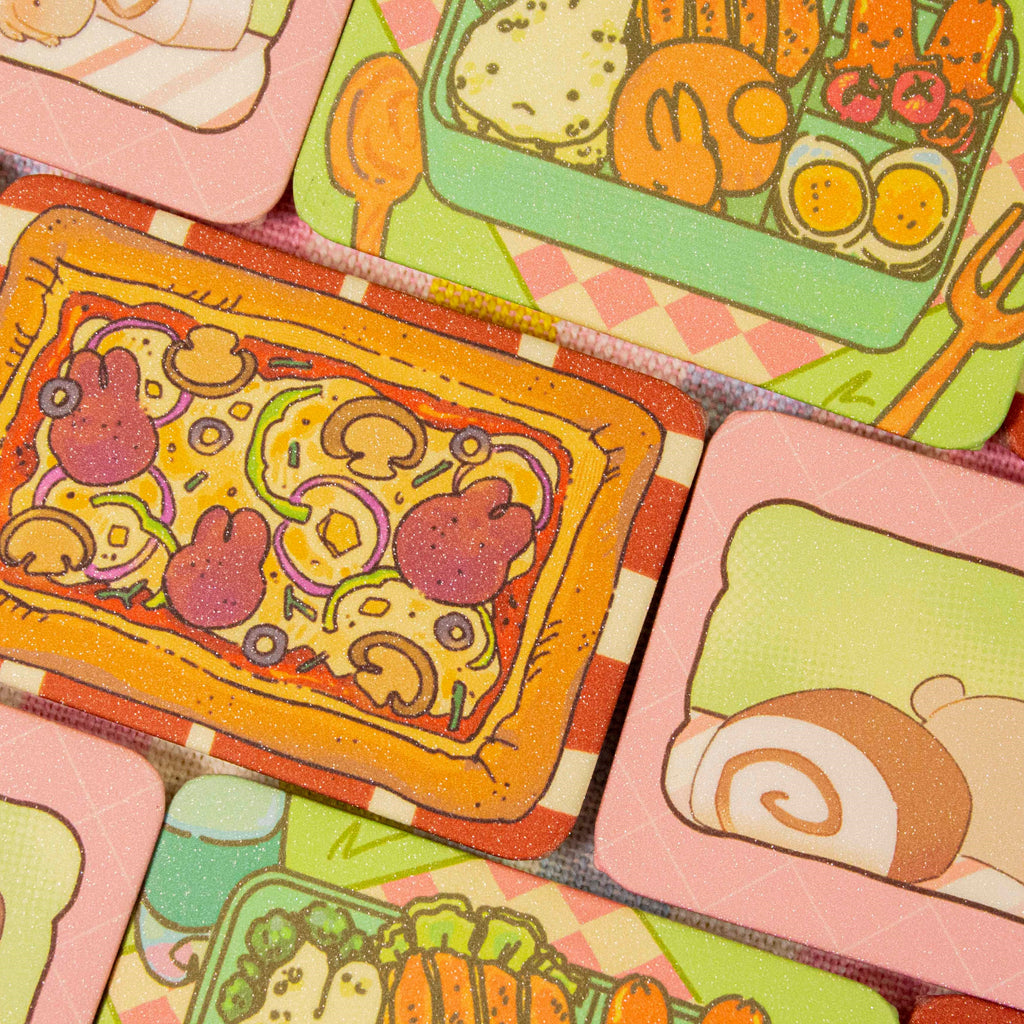 Foodie Buns Rectangular Pins